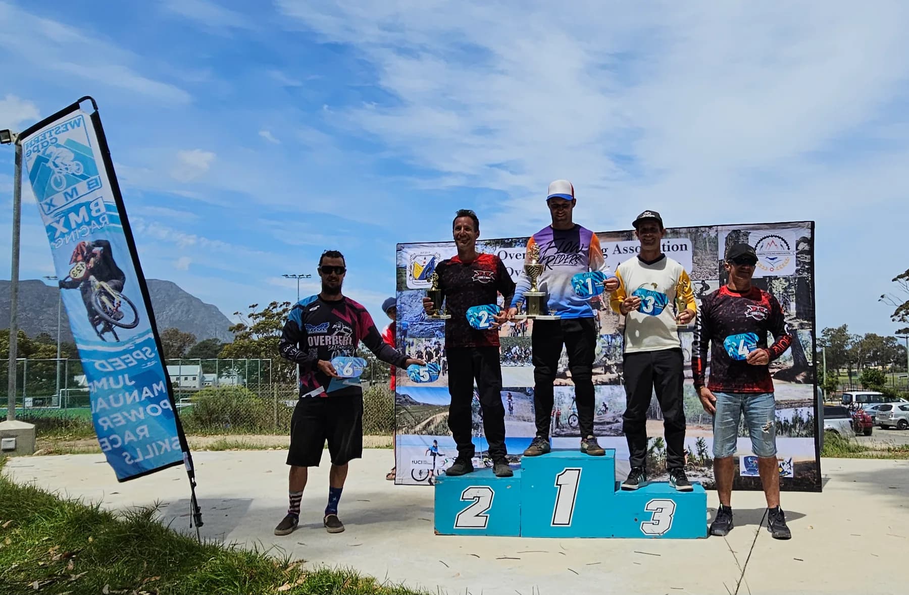 BMX riders and track action from the Western Cape BMX community